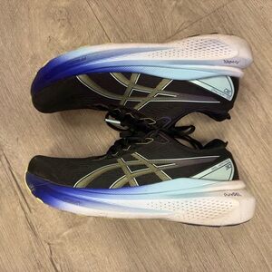 Asics Gel Kayano 30 Black Athletic Running Shoes Sneaker Women Size 8.5